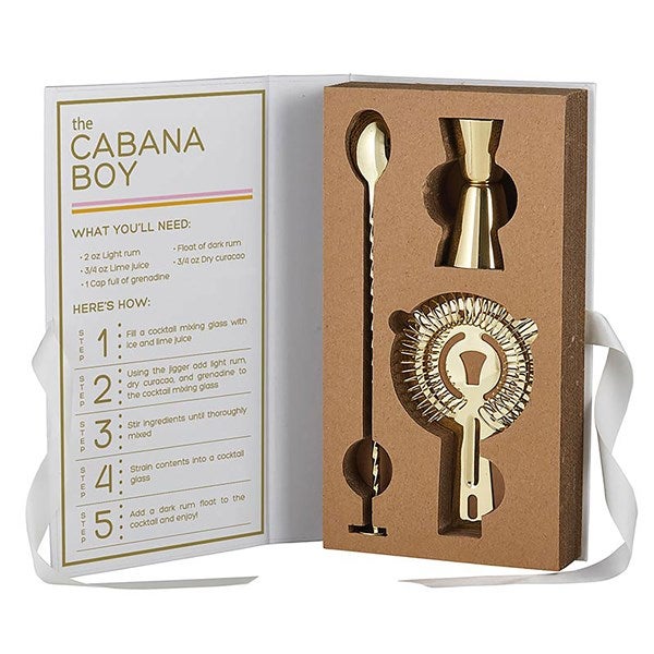 &quot;Cabana Boy&quot; Bar Tool 3pc Gift Set   - 48963