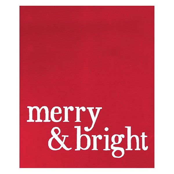 Merry & Bright Throw Blanket   - 49449