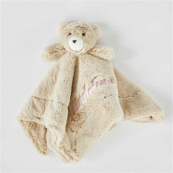 Embroidered Bear Stuffed Animal Lovey  - 50641