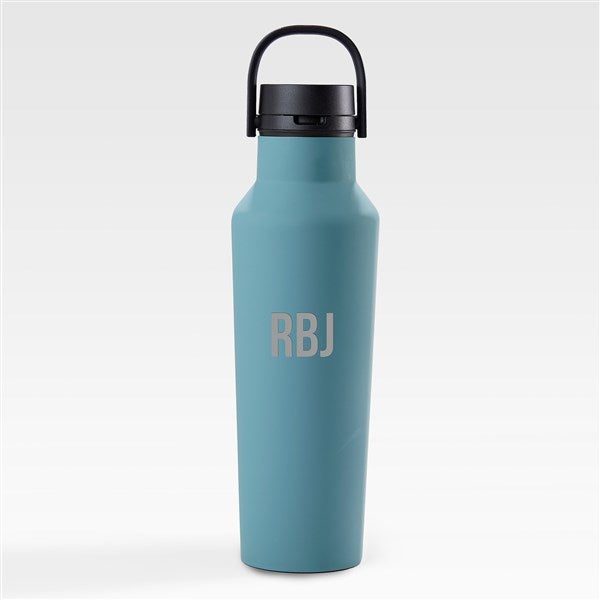 Engraved Corkcicle Monogram 20oz Sport Bottle in Storm Teal  - 50747