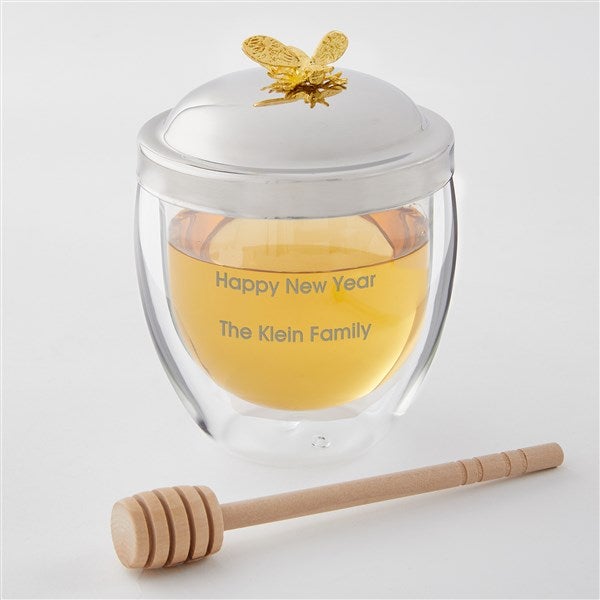 Engraved Double Walled Honey Jar  - 51111