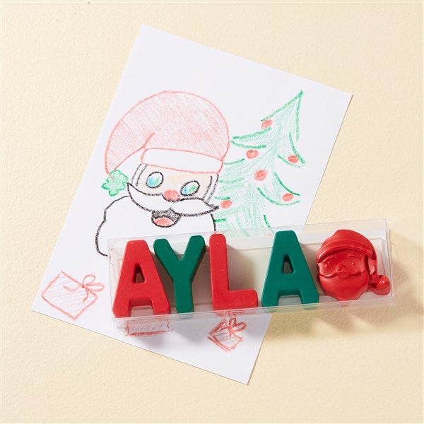 Personalized Name Crayons for Christmas - 51811D