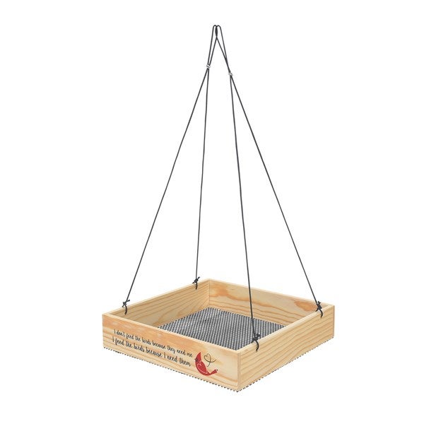 Wooden Cardinal Birdfeeder     - 51930