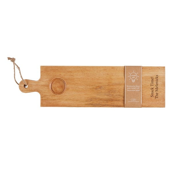 Engraved Wood Serving Board for Light Up Sitters - 52263