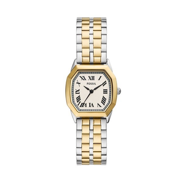 Engraved Fossil Harlow Two-Tone Watch     - 52445