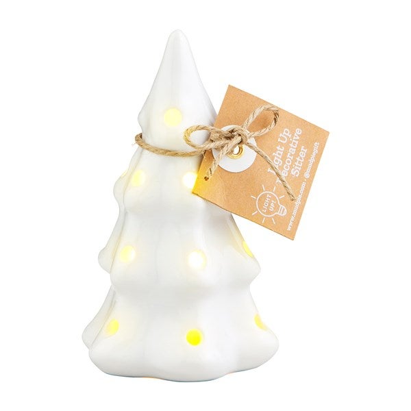 Ceramic Tree Light Up Sitter   - 52573