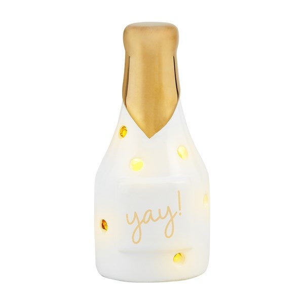 Ceramic Champagne Light Up Sitter for Serveware     - 52574