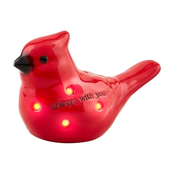 Ceramic Cardinal Cake Light Up Sitter for Serveware    - 52577