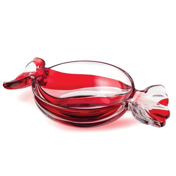 Glass Peppermint Candy Bowl    - 52701