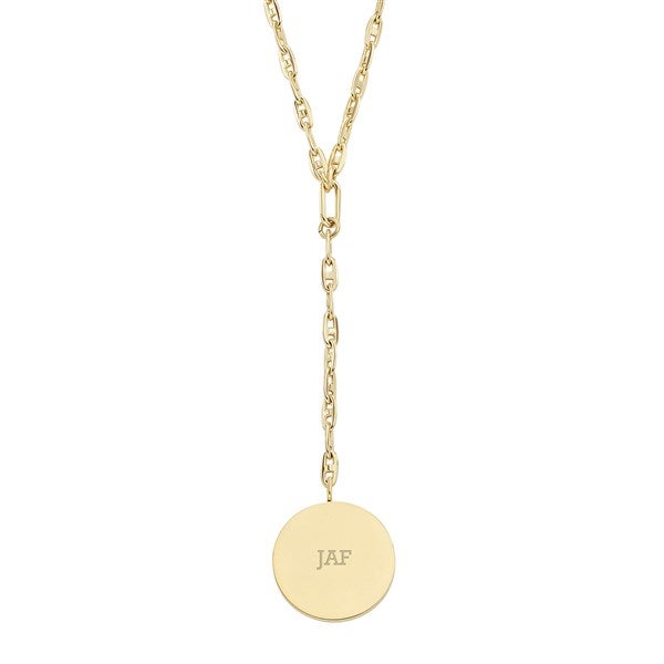 Engraved Fossil Gold-Tone Lariat Y-Necklace - 52892