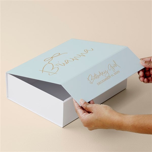 Kittenish Personalized Bridal Gift Box with Name   - 52935