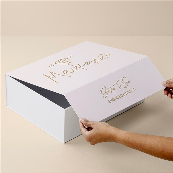 Kittenish Personalized Bridal Gift Box with Name   - 52935