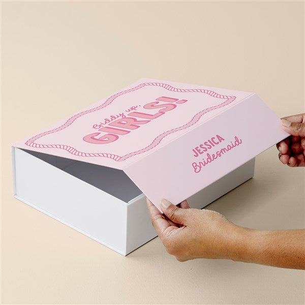 Kittenish Pink Rodeo Personalized Keepsake Box - 52937