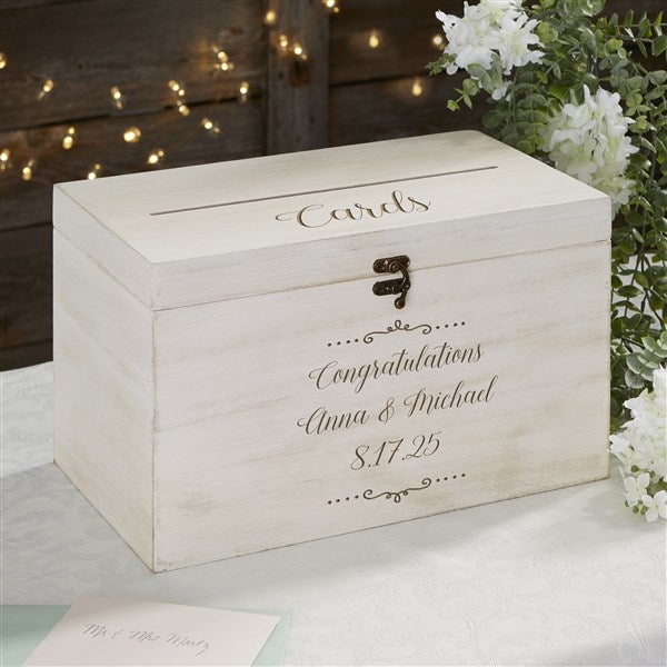 Kittenish Write Your Own Engraved Wooden Keepsake Card Box   - 53437