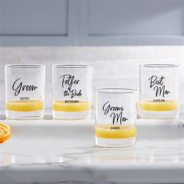 Kittenish Wedding Party Personalized Drinking Glasses  - 53492