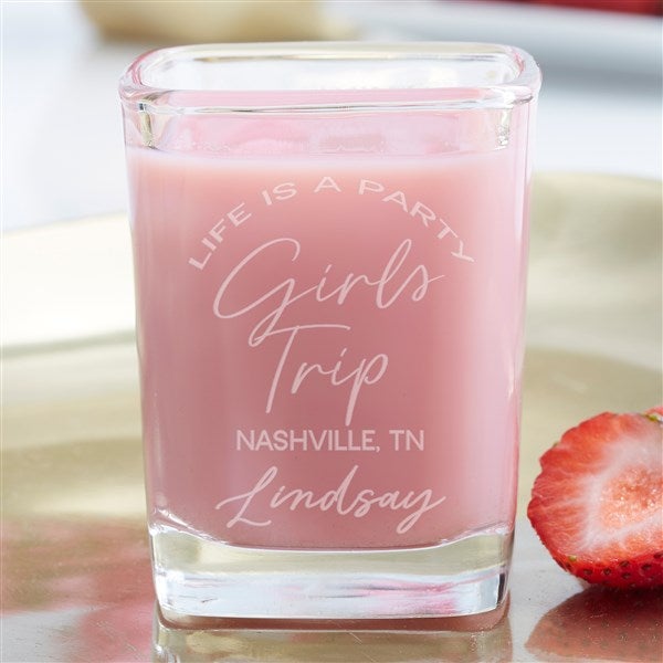 Kittenish Girls Trip Personalized Shot Glass   - 53502