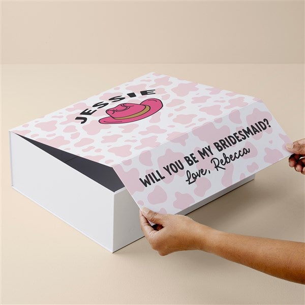 Kittenish Cowgirl Chic Personalized Keepsake Box    - 53508