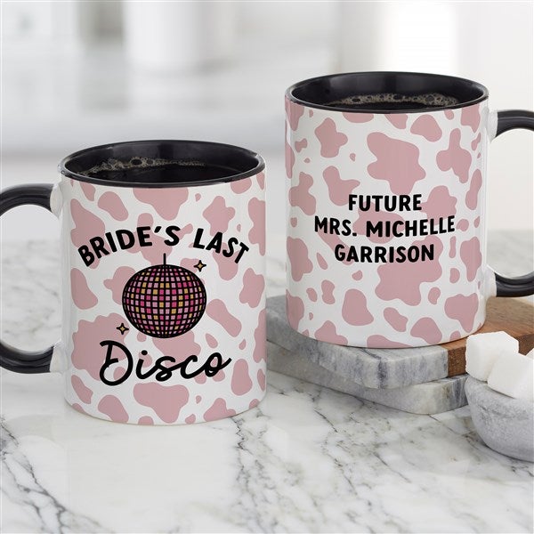 Kittenish Personalized Western Cow Print Coffee Mugs   - 53510