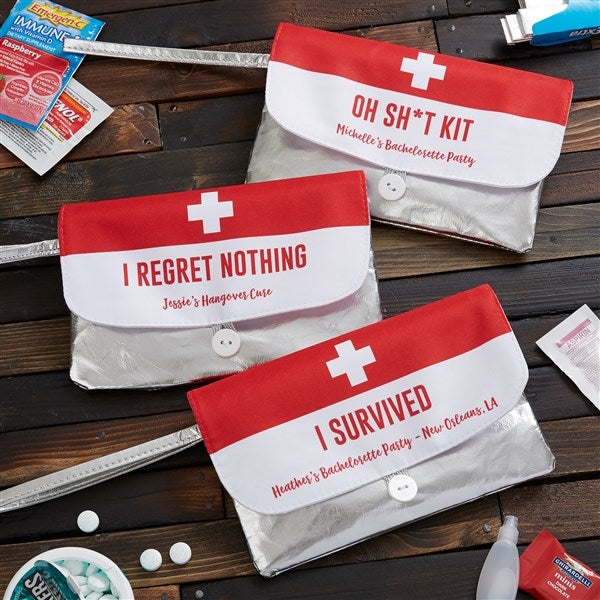 Kittenish Party Survival Kit Personalized Wristlet   - 53521