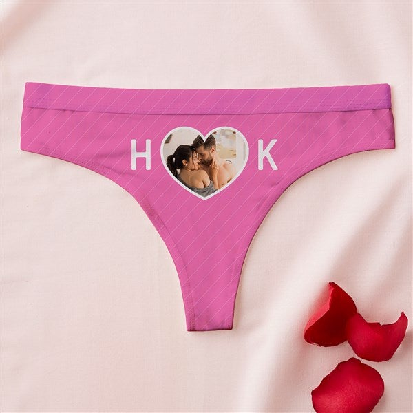 Kittenish You & I Personalized Photo Thong   - 53526