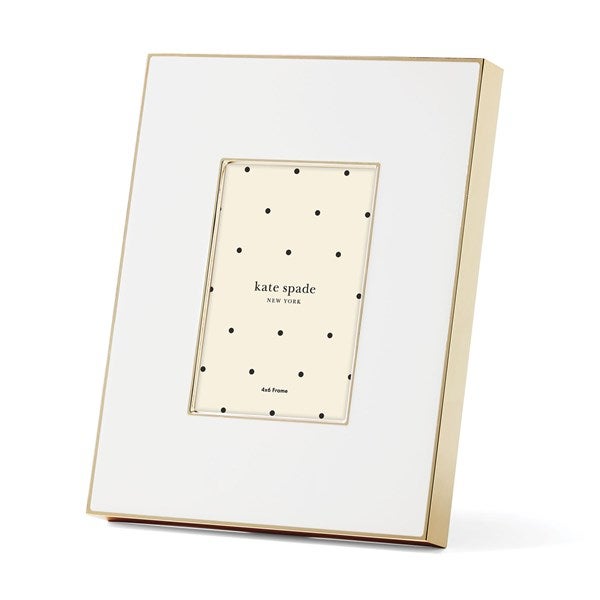 Kate Spade Pop Picture Frame 4x6 in White   - 53734