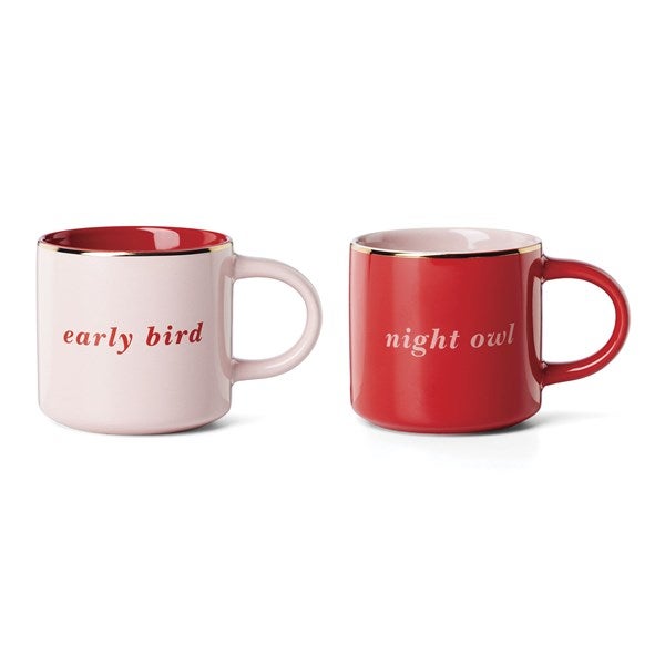 Kate Spade Mug Set- Early Bird/Night Owl   - 54166