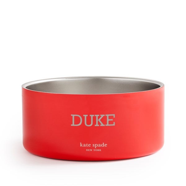 Kate Spade Engraved Let's Do Lunch Pet Bowl - Medium/Large  - 54191