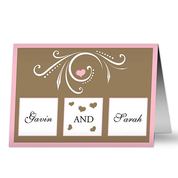 Personalized Wedding Cards - Mr and Mrs - 7484