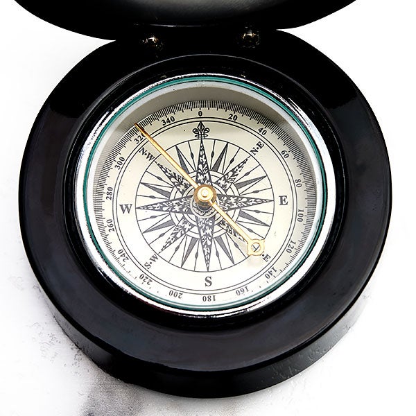 Retirement Engraved Navigator Desk Compass