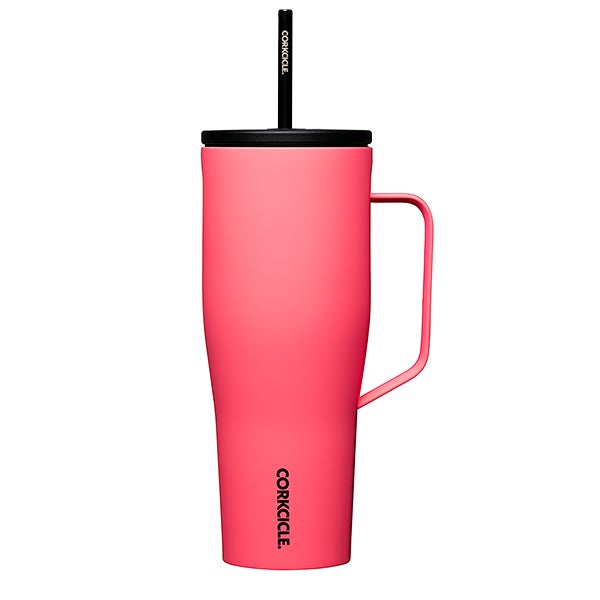 Engraved Corkcicle 30oz Cold Cup with Handle in Paradise Punch