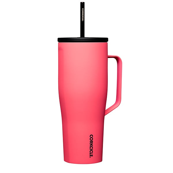 Engraved Corkcicle 30oz Cold Cup with Handle in Paradise Punch