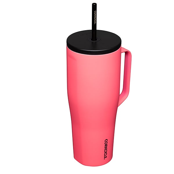 Engraved Corkcicle 30oz Cold Cup with Handle in Paradise Punch