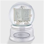 43431 - Engraved Praying Hands Snow Globe 